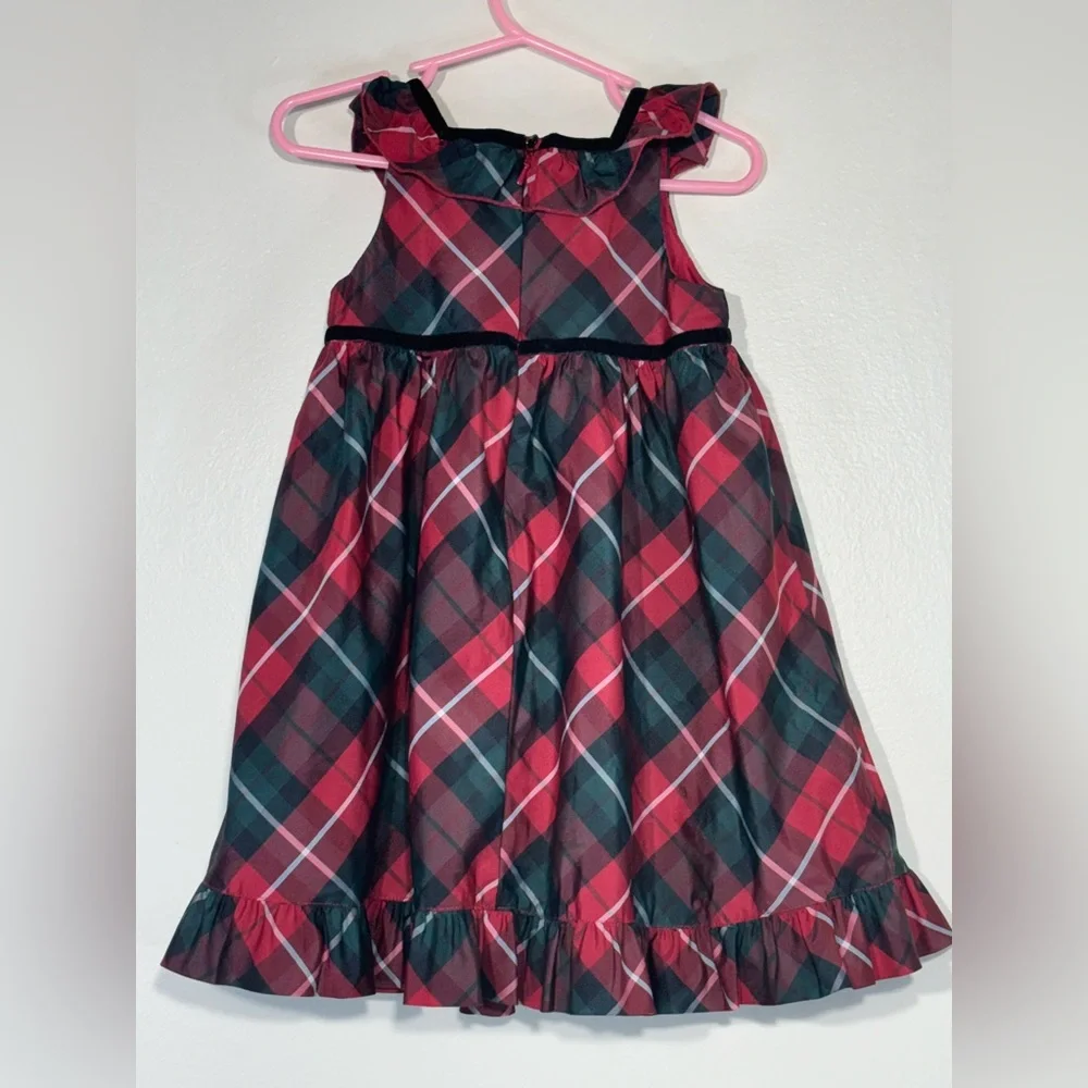 GAP Red‎ and Green Plaid Kids Dress Size 3T